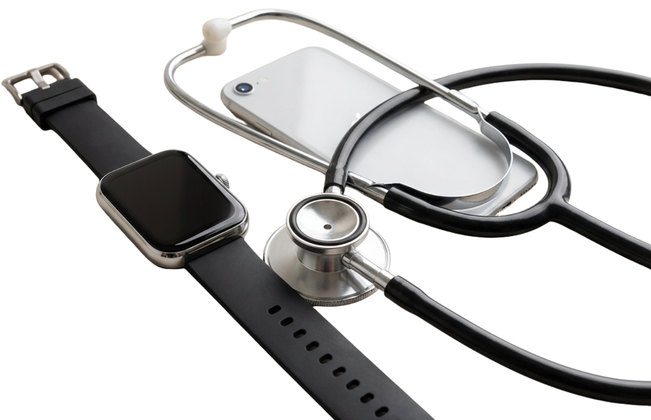 Comparison showing limitations for clinical use vs general wellness tracking