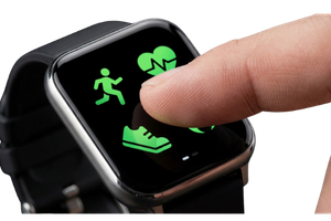 Navigate Aptofit TrackPro menu