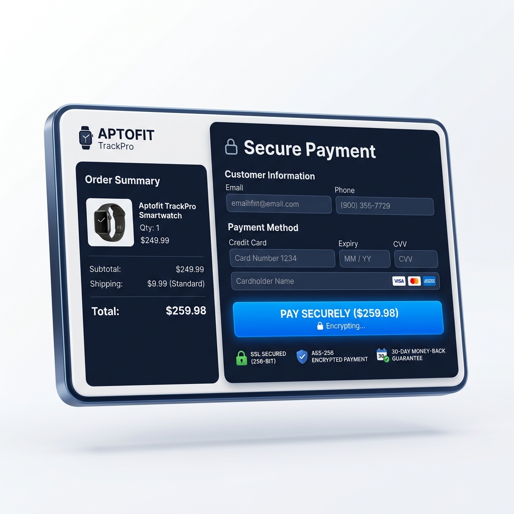 aptofit trackpro secure checkout official website